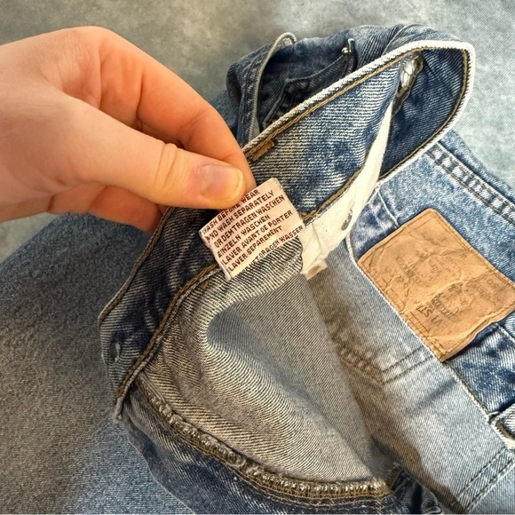 Vintage Levi’s 501 Jeans Men’s Sz 40 (Fits 35x30) Made in USA Button Fly Faded - Picture 11 of 16